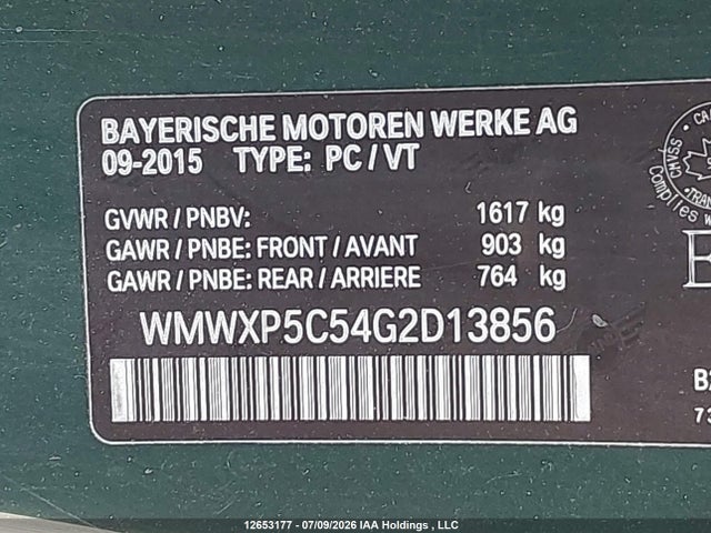 Mini Cooper 2016 WMWXP5C54G2D13856 Image 9
