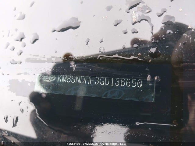 Продажа на аукционе авто 2016 Hyundai Santa Fe Se/limited, vin: KM8SNDHF3GU136650, номер лота: 12653199