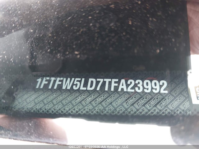 12653201 :رقم المزاد ، 1FTFW5LD7TFA23992 vin ، 2026 Ford F-150 Lariat مزاد بيع