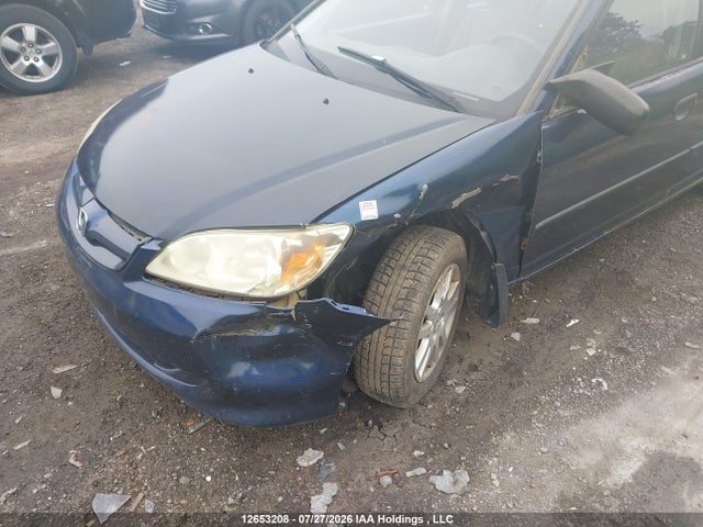 2005 Honda Civic Dx Vp მანქანა იყიდება აუქციონზე, vin: 2HGES16365H001889, აუქციონის ნომერი: 12653208