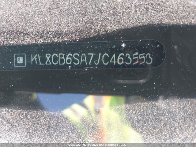 12653227 :رقم المزاد ، KL8CB6SA7JC463553 vin ، 2018 Chevrolet Spark Ls مزاد بيع