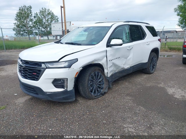 12637015 :رقم المزاد ، 1GNEVJKW1NJ159665 vin ، 2022 Chevrolet Traverse Rs مزاد بيع