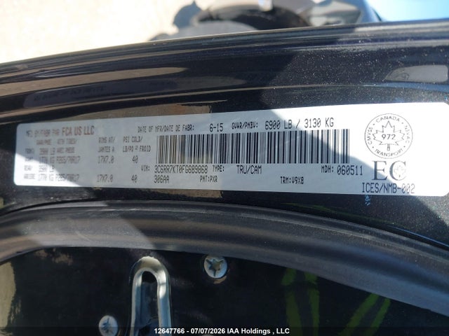 RAM 1500 St 2015 3C6RR7KT0FG689868 Image 9