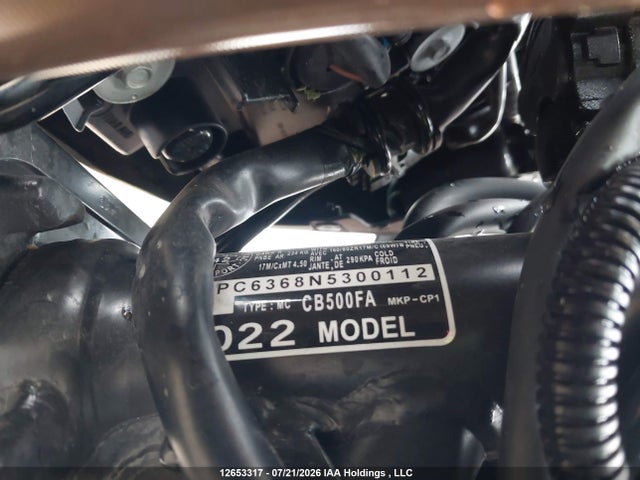 Honda Cb500 Fa 2022 MLHPC6368N5300112 Image 10