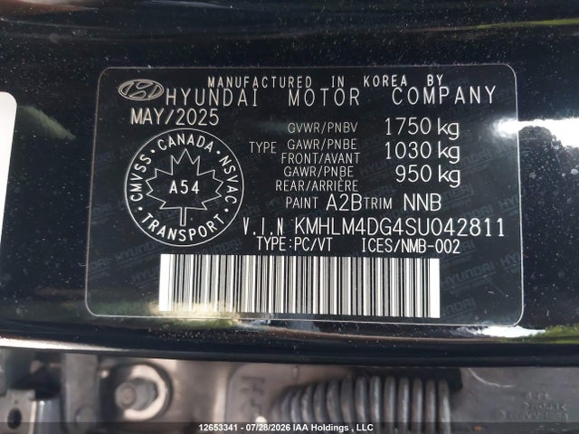 Продаж на аукціоні авто 2025 Hyundai Elantra, vin: KMHLM4DG4SU042811, номер лоту: 12653341