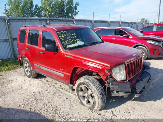 12653342 :رقم المزاد ، 1J8GN28K28W192640 vin ، 2008 Jeep Liberty Sport مزاد بيع