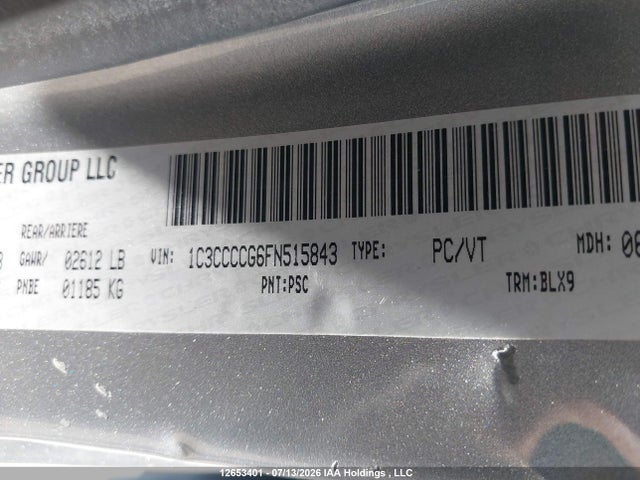 1C3CCCCG6FN515843 Chrysler 200 C