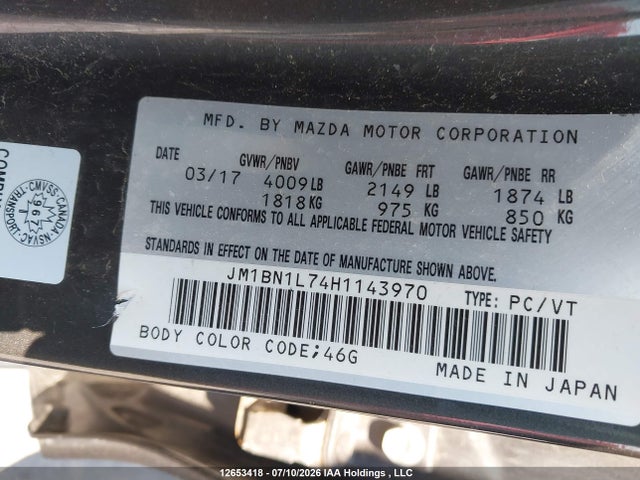 Mazda 3 2017 JM1BN1L74H1143970 Image 19