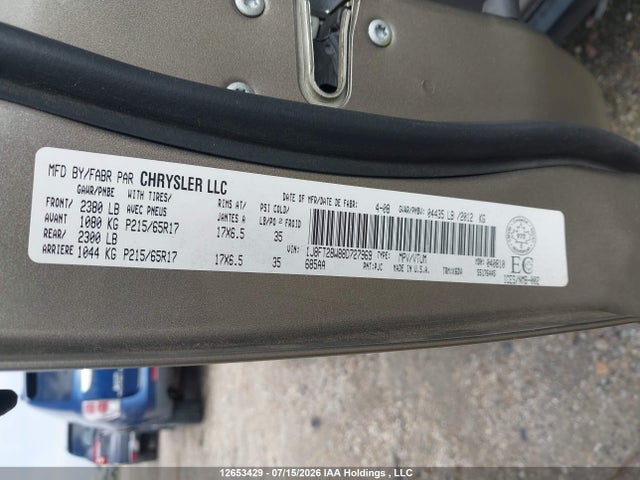 Aukcja sprzedaży 2008 Jeep Patriot Sport, vin: 1J8FT28W88D727969, numer aukcji: 12653429