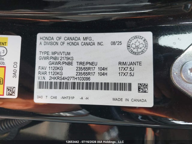 Honda CR-V 2026 2HKRS4H27TH103096 Image 9