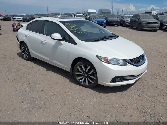 2013 Honda Civic Touring მანქანა იყიდება აუქციონზე, vin: 2HGFB2F76DH110638, აუქციონის ნომერი: 12653467
