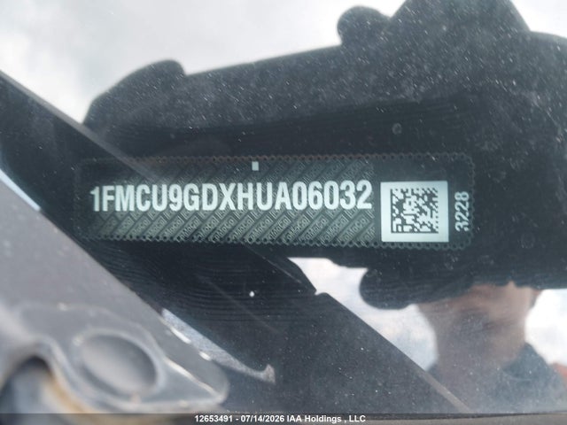 Продаж на аукціоні авто 2017 Ford Escape Se, vin: 1FMCU9GDXHUA06032, номер лоту: 12653491