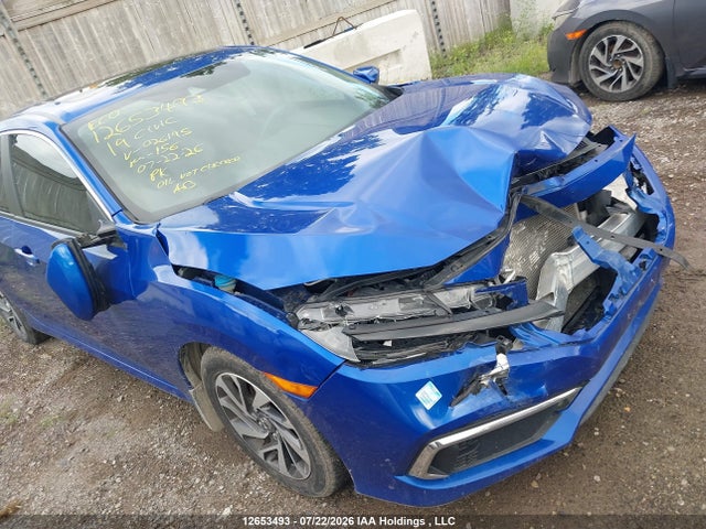 2019 Honda Civic Ex 4dr მანქანა იყიდება აუქციონზე, vin: 2HGFC2F72KH026195, აუქციონის ნომერი: 12653493