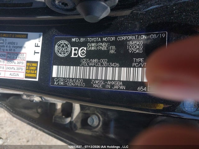Toyota Prius Technology Awd-e 2020 JTDL9RFU3L3013426 Image 9