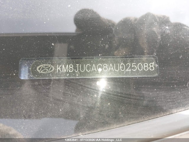 12653541 :رقم المزاد ، KM8JUCAC8AU025088 vin ، 2010 Hyundai Tucson مزاد بيع