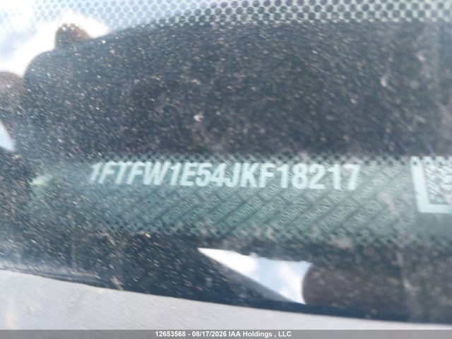 12653568 :رقم المزاد ، 1FTFW1E54JKF18217 vin ، 2018 Ford F150 Supercrew مزاد بيع