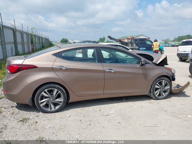 12653611 :رقم المزاد ، KMHDH4AH7EU156120 vin ، 2014 Hyundai Elantra Limited مزاد بيع