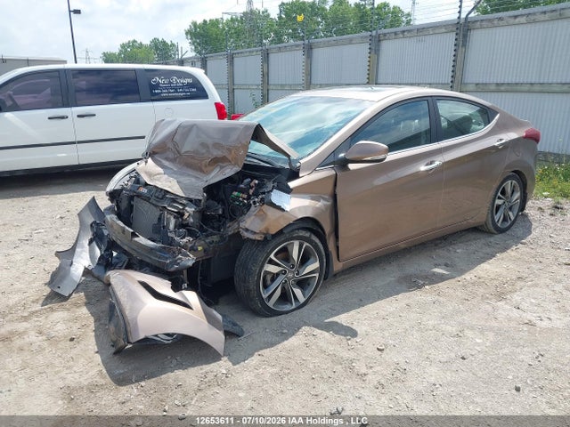 12653611 :رقم المزاد ، KMHDH4AH7EU156120 vin ، 2014 Hyundai Elantra Limited مزاد بيع