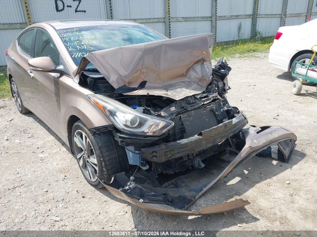 12653611 :رقم المزاد ، KMHDH4AH7EU156120 vin ، 2014 Hyundai Elantra Limited مزاد بيع