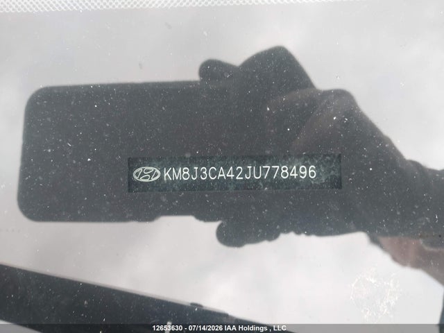 Продажа на аукционе авто 2018 Hyundai Tucson Premium 2.0l, vin: KM8J3CA42JU778496, номер лота: 12653630