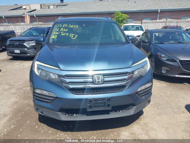 2016 Honda Pilot Ex-l Navi მანქანა იყიდება აუქციონზე, vin: 5FNYF6H75GB502553, აუქციონის ნომერი: 12653645