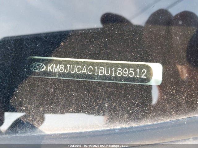 12653646 :رقم المزاد ، KM8JUCAC1BU189512 vin ، 2011 Hyundai Tucson Limited مزاد بيع