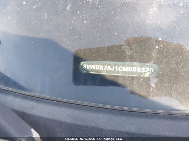 Продаж на аукціоні авто 2012 Volkswagen Jetta Se, vin: 3VWDX7AJ1CM086320, номер лоту: 12653665