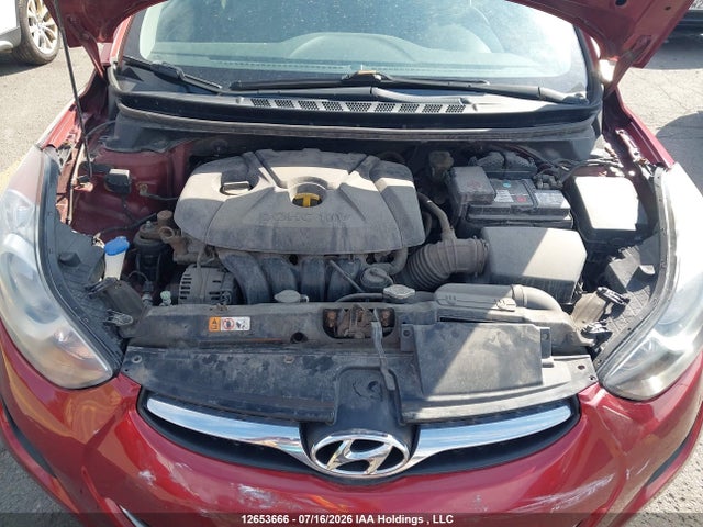 12653666 :رقم المزاد ، 5NPDH4AE5DH347053 vin ، 2013 Hyundai Elantra Gls/limited مزاد بيع