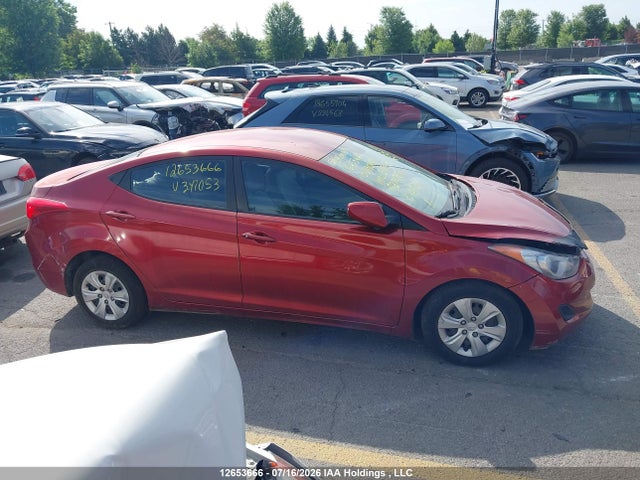 12653666 :رقم المزاد ، 5NPDH4AE5DH347053 vin ، 2013 Hyundai Elantra Gls/limited مزاد بيع
