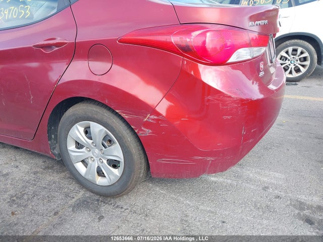 12653666 :رقم المزاد ، 5NPDH4AE5DH347053 vin ، 2013 Hyundai Elantra Gls/limited مزاد بيع