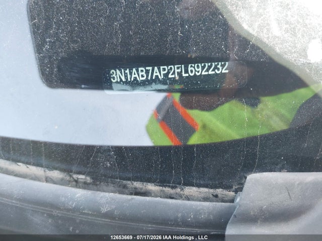 3N1AB7AP2FL692232 Nissan Sentra 1.8 S/1.8 Sl/1.8 Sr/1.8 Sv