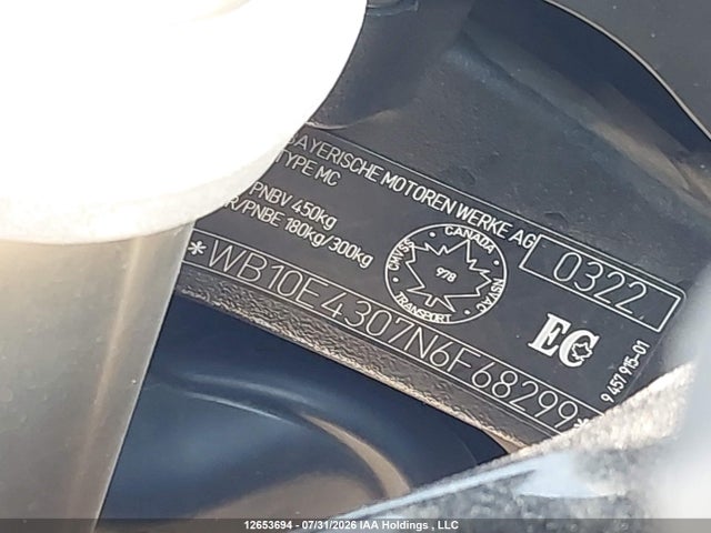 BMW S 1000 Xr 2022 WB10E4307N6F68299 Image 10