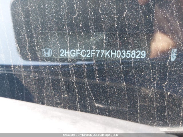 Honda CIVIC EX 2019 2HGFC2F77KH035829 Image 19