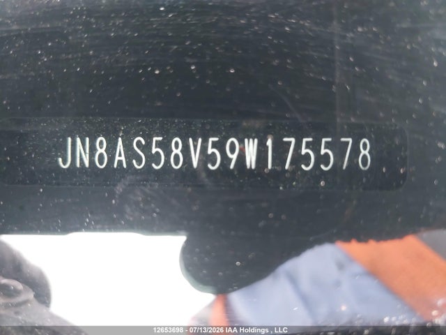 12653698 :رقم المزاد ، JN8AS58V59W175578 vin ، 2009 Nissan Rogue مزاد بيع