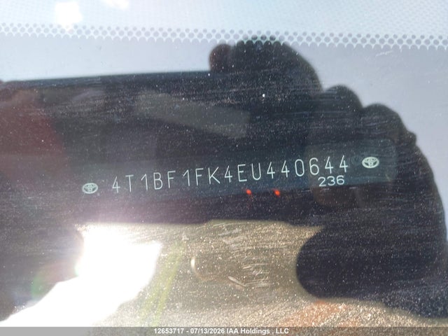 12653717 :رقم المزاد ، 4T1BF1FK4EU440644 vin ، 2014 Toyota Camry L/se/le/xle مزاد بيع