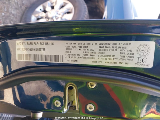 RAM 2500 Limited 2021 3C6UR5SL6MG626768 Image 9