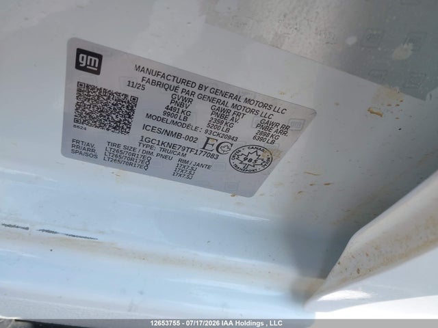 1GC1KNE79TF177083 Chevrolet Silverado K2500 Heavy Duty Lt