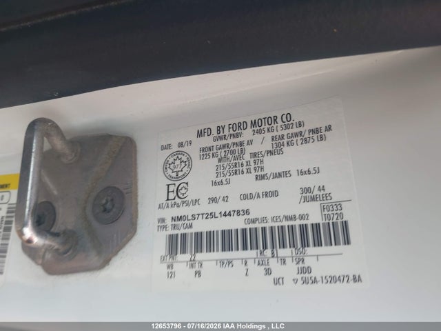 Ford Transit Connect Xlt 2020 NM0LS7T25L1447836 Image 9