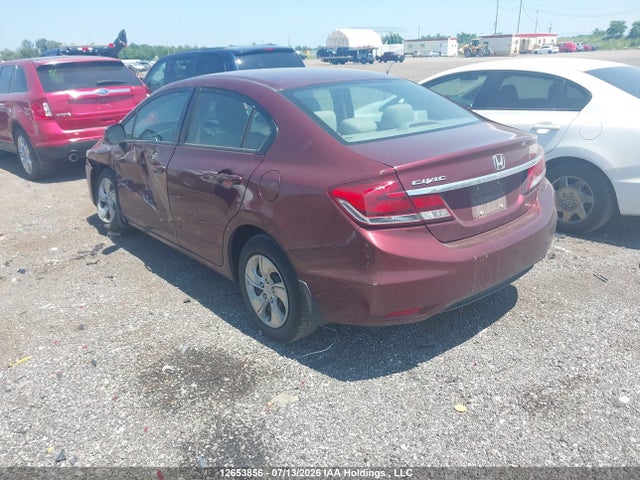 Продажа на аукционе авто 2013 Honda Civic Lx, vin: 2HGFB2F4XDH024738, номер лота: 12653856