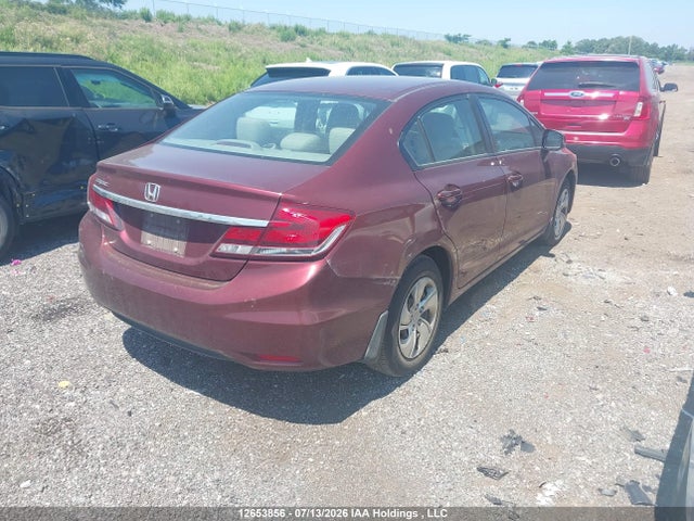Продажа на аукционе авто 2013 Honda Civic Lx, vin: 2HGFB2F4XDH024738, номер лота: 12653856