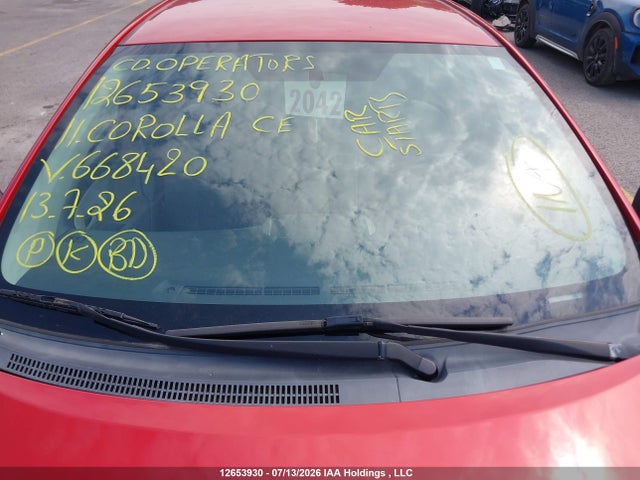 Aukcja sprzedaży 2011 Toyota Corolla Ce, vin: 2T1BU4EE4BC668420, numer aukcji: 12653930
