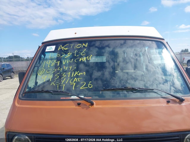 Aukcja sprzedaży 1984 Volkswagen Vanagon Campmobile, vin: WV2ZB0256EH034495, numer aukcji: 12653938