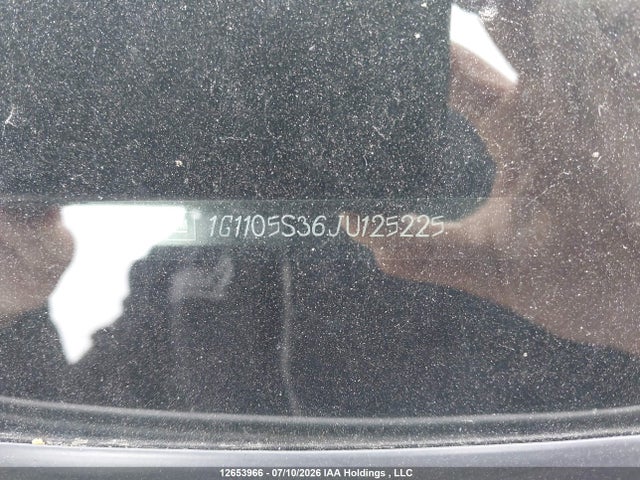 Aukcja sprzedaży 2018 Chevrolet Impala Lt, vin: 1G1105S36JU125225, numer aukcji: 12653966