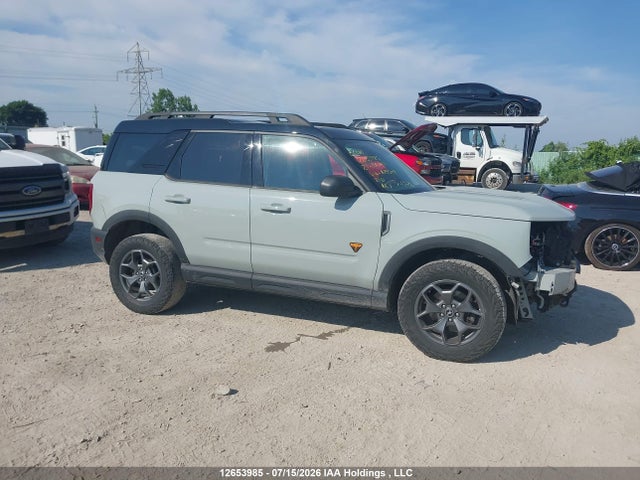 12653985 :رقم المزاد ، 3FMCR9D96MRA29309 vin ، 2021 Ford Bronco Sport Badlands مزاد بيع