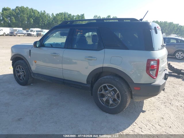 12653985 :رقم المزاد ، 3FMCR9D96MRA29309 vin ، 2021 Ford Bronco Sport Badlands مزاد بيع