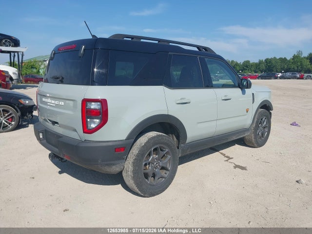 12653985 :رقم المزاد ، 3FMCR9D96MRA29309 vin ، 2021 Ford Bronco Sport Badlands مزاد بيع