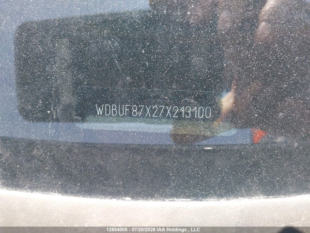 2007 Mercedes-benz E 350 4matic მანქანა იყიდება აუქციონზე, vin: WDBUF87X27X213100, აუქციონის ნომერი: 12654005