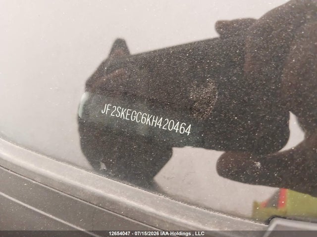 12654047 :رقم المزاد ، JF2SKEGC6KH420464 vin ، 2019 Subaru Forester 2.5i Convenience/2.5i Touring مزاد بيع