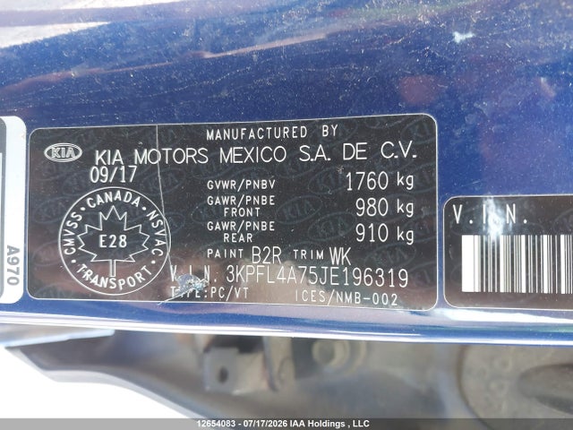 KIA Forte Lx/s 2018 3KPFL4A75JE196319 Image 9
