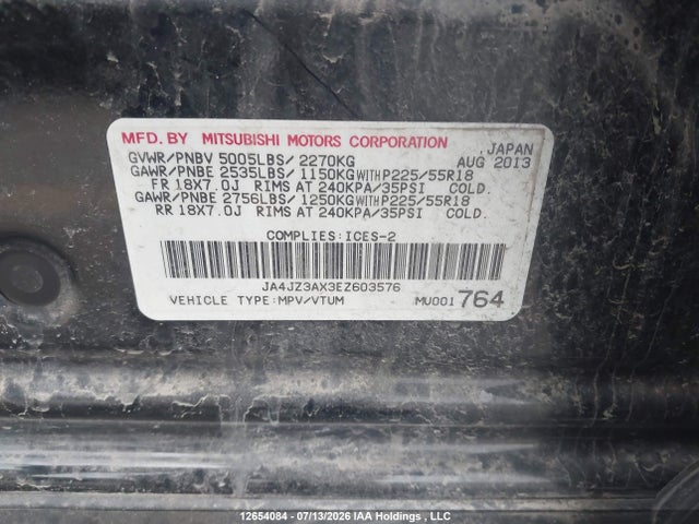 Mitsubishi Outlander Se 2014 JA4JZ3AX3EZ603576 Image 19
